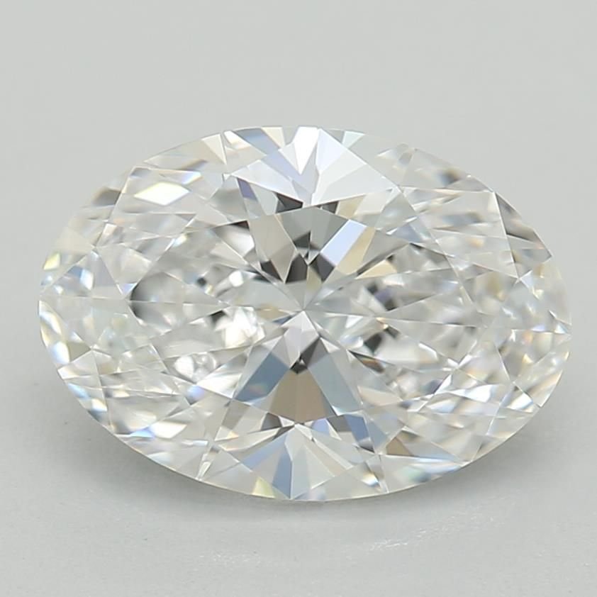 1.07ct D VS2 Rare Carat Ideal Cut Oval Lab Grown Diamond