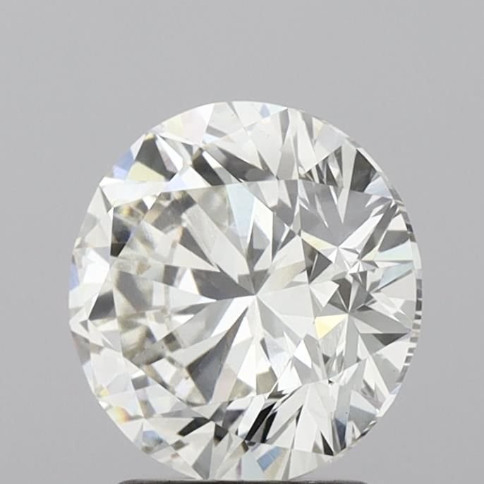 2.76ct H VS1 Very Good Cut Round Lab Grown Diamond