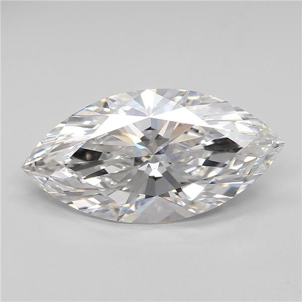 4.07ct E VVS2 Rare Carat Ideal Cut Marquise Lab Grown Diamond