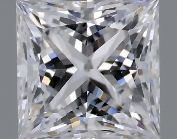 0.55ct D VVS2 Excellent Cut Princess Lab Grown Diamond