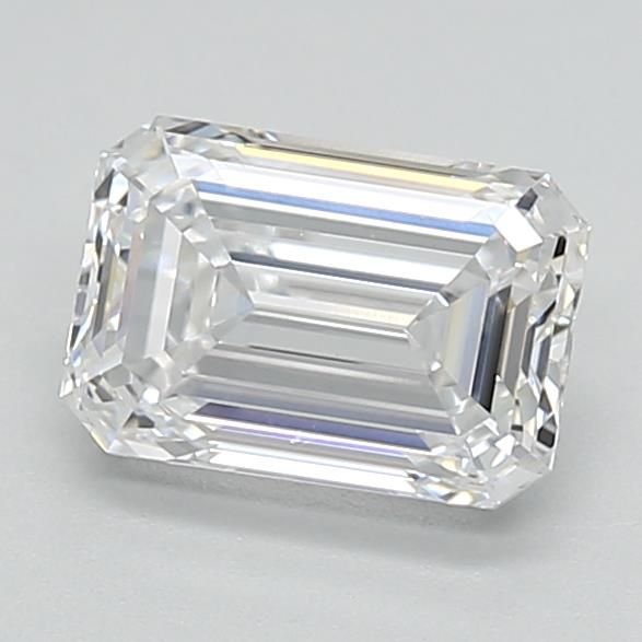 1.11ct D VVS2 Excellent Cut Emerald Lab Grown Diamond