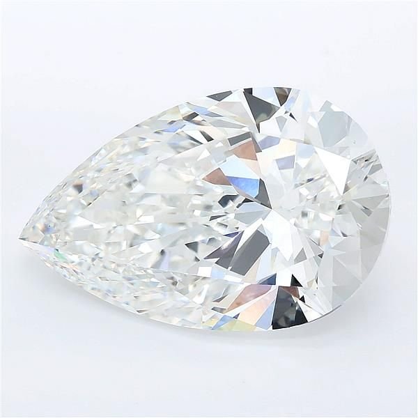 11.04ct F VVS2 Rare Carat Ideal Cut Pear Lab Grown Diamond