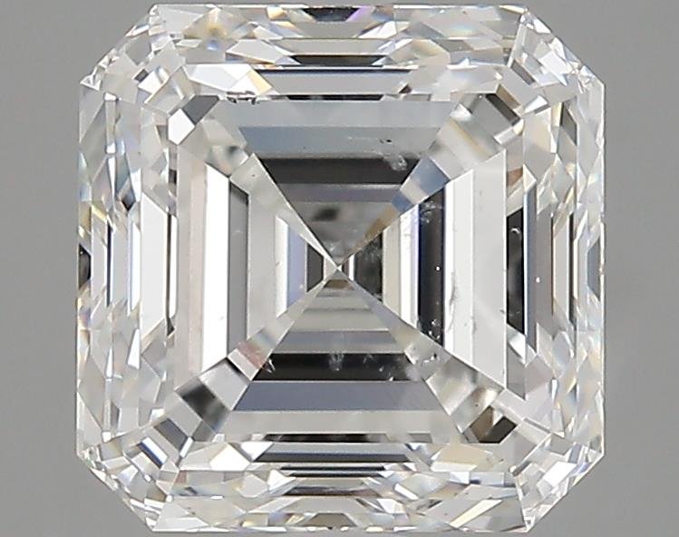 3.50ct F SI2 Rare Carat Ideal Cut Asscher Diamond