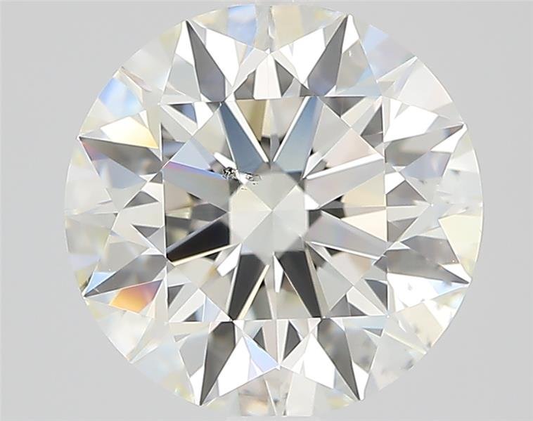 2.12ct K SI1 Rare Carat Ideal Cut Round Diamond