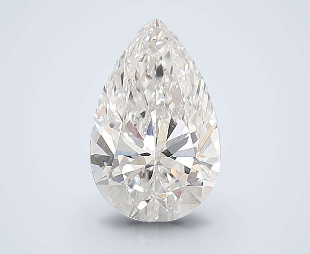 2.92 Carat Pear Lab Diamond