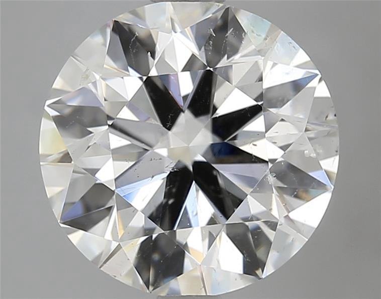 3.23ct H SI1 Rare Carat Ideal Cut Round Diamond