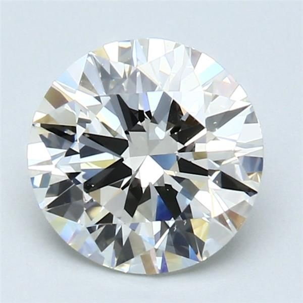 2.00ct J VS2 Rare Carat Ideal Cut Round Diamond