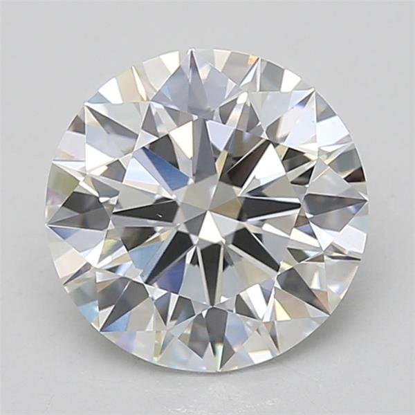 2.82ct F VS1 Rare Carat Ideal Cut Round Lab Grown Diamond