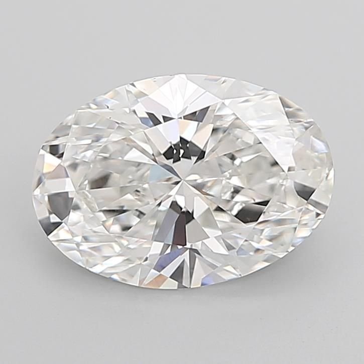 4.05ct F VS1 Rare Carat Ideal Cut Oval Lab Grown Diamond
