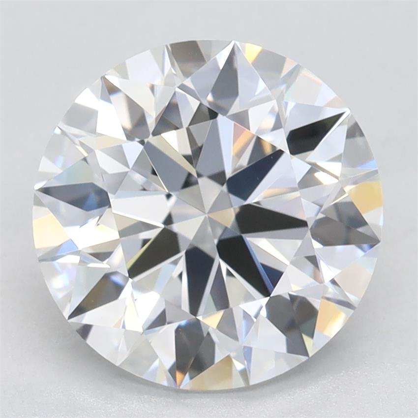 2.81ct D VVS1 Rare Carat Ideal Cut Round Lab Grown Diamond