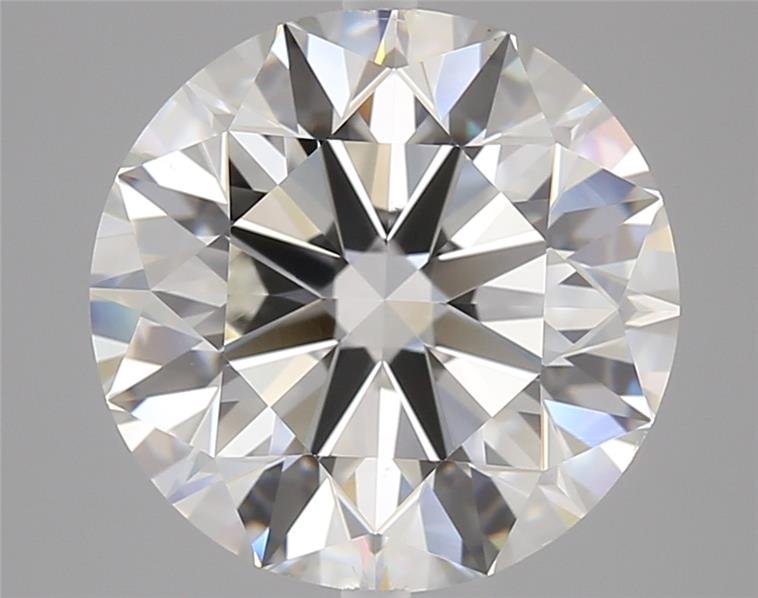 5.01ct G SI1 Rare Carat Ideal Cut Round Diamond