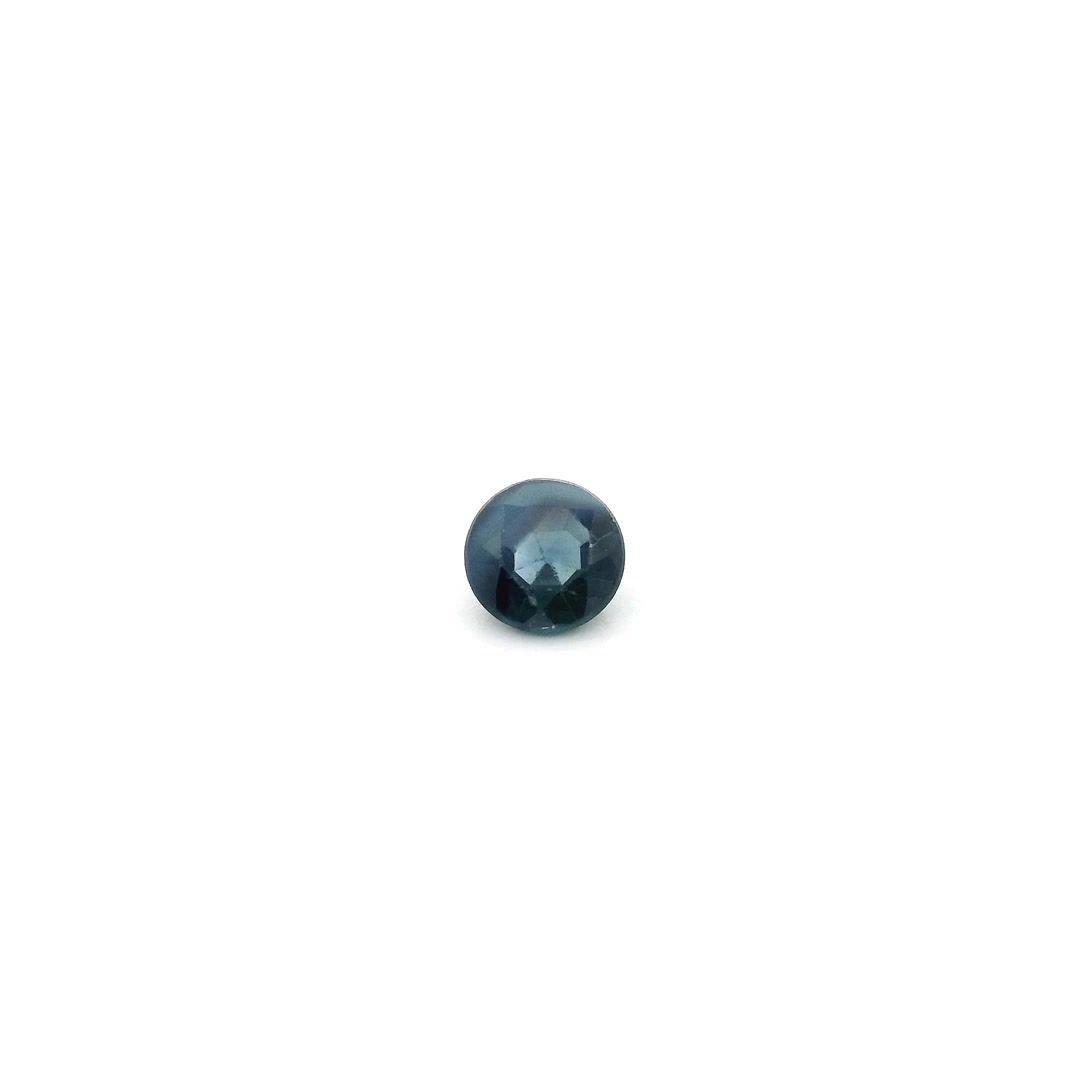 0.46 Carat Deep Blue Round Sapphire