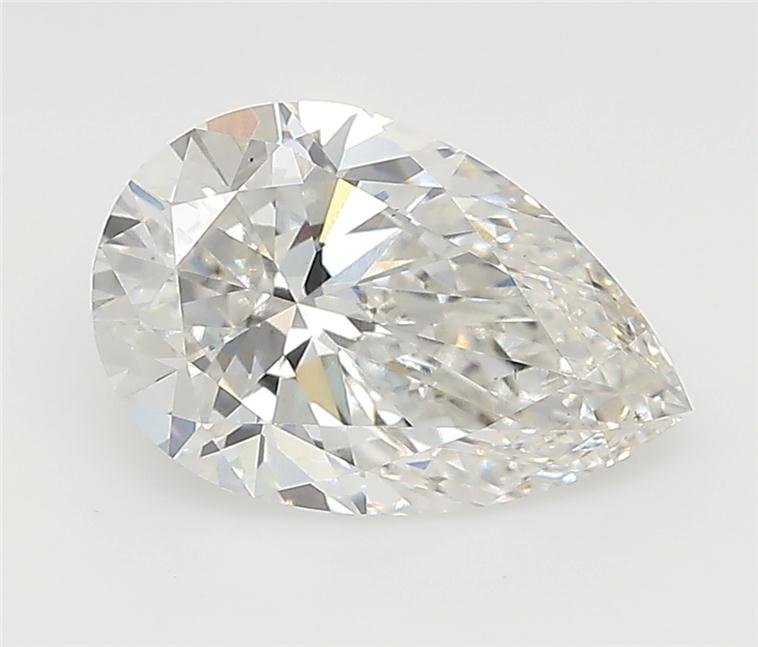 3.10ct H VS2 Rare Carat Ideal Cut Pear Lab Grown Diamond