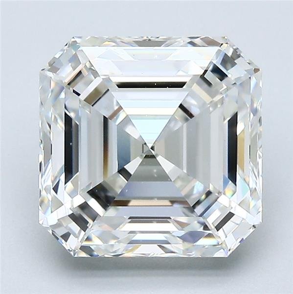 4.01ct G VS1 Rare Carat Ideal Cut Asscher Diamond