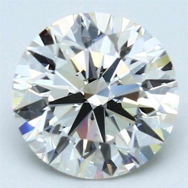 2.53ct J VS1 Rare Carat Ideal Cut Round Diamond