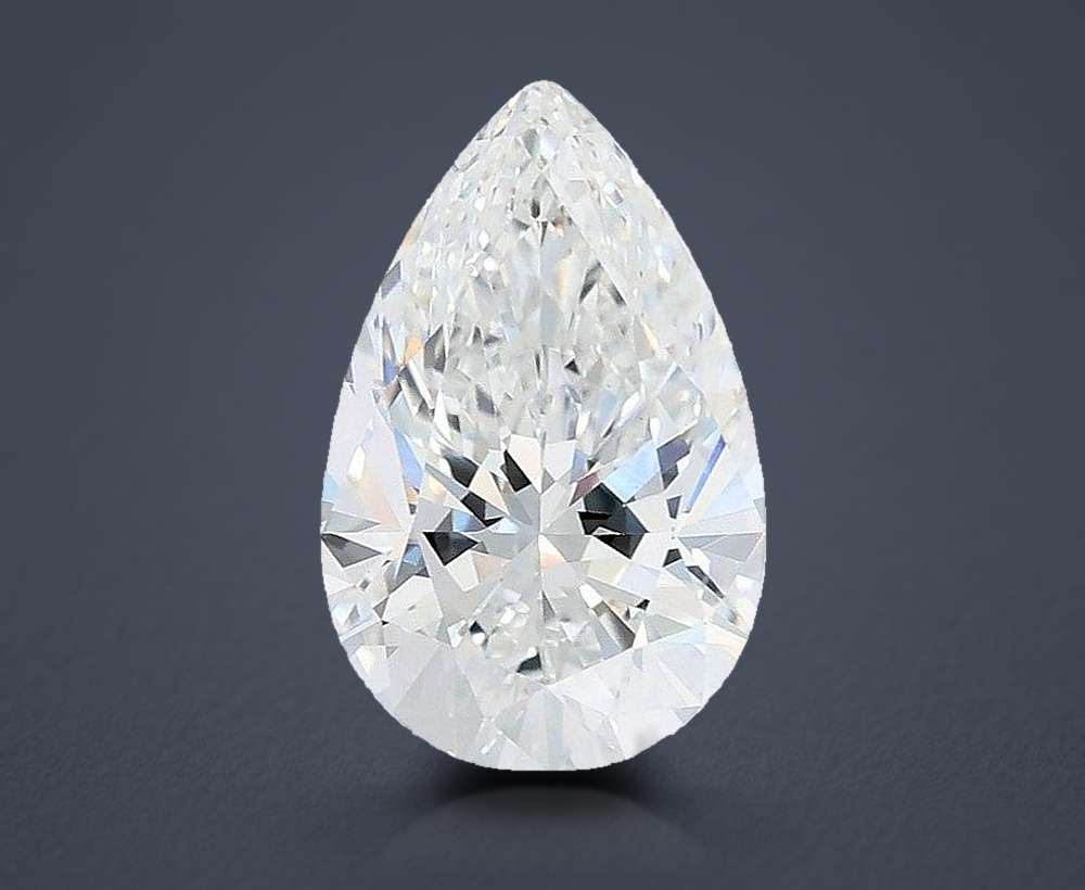 3.53 Carat Pear Lab Diamond