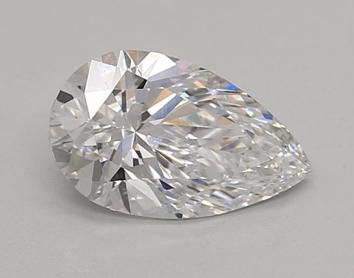 0.92ct D VS2 Rare Carat Ideal Cut Pear Lab Grown Diamond