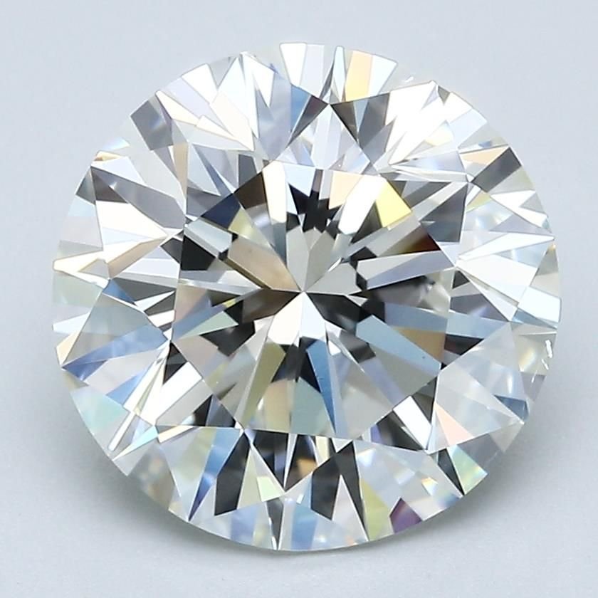 4.01ct H VS2 Very Good Cut Round Diamond