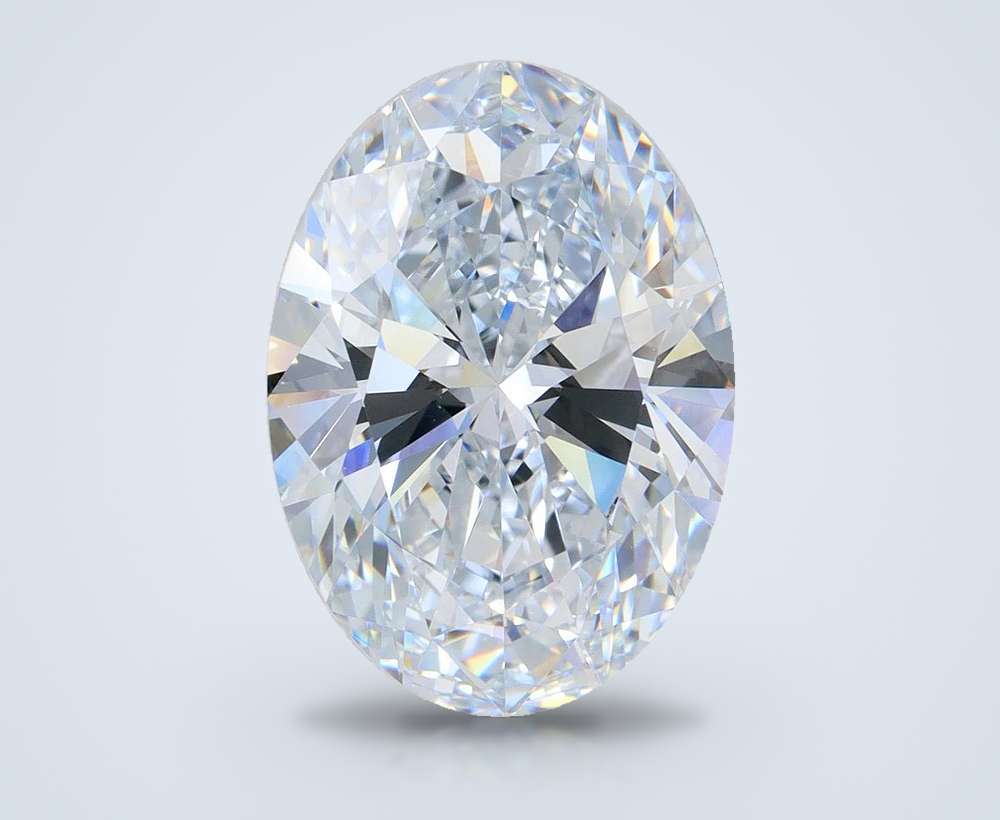 6.68 Carat Oval Lab Diamond