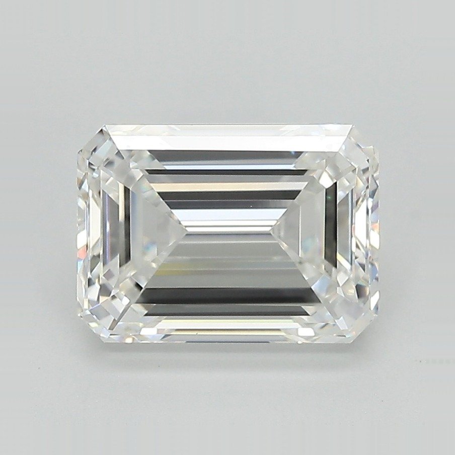 3.60ct G VVS2 Very Good Cut Emerald Lab Grown Diamond