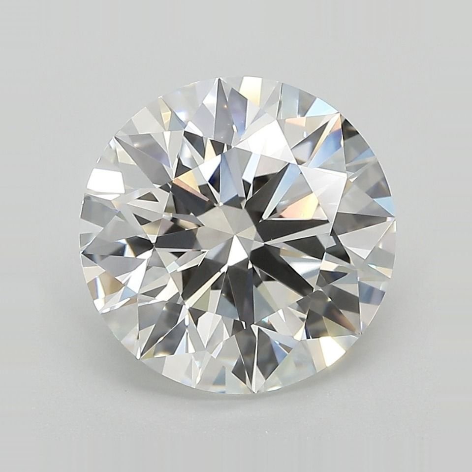 4.53ct D VVS2 Rare Carat Ideal Cut Round Lab Grown Diamond