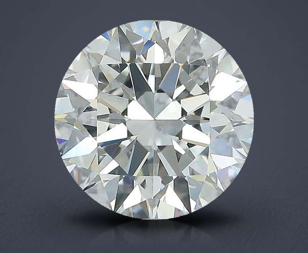 3.21 Carat Round Natural Diamond