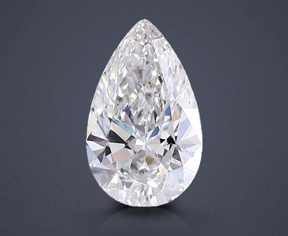 1.00 Carat Pear Lab Diamond
