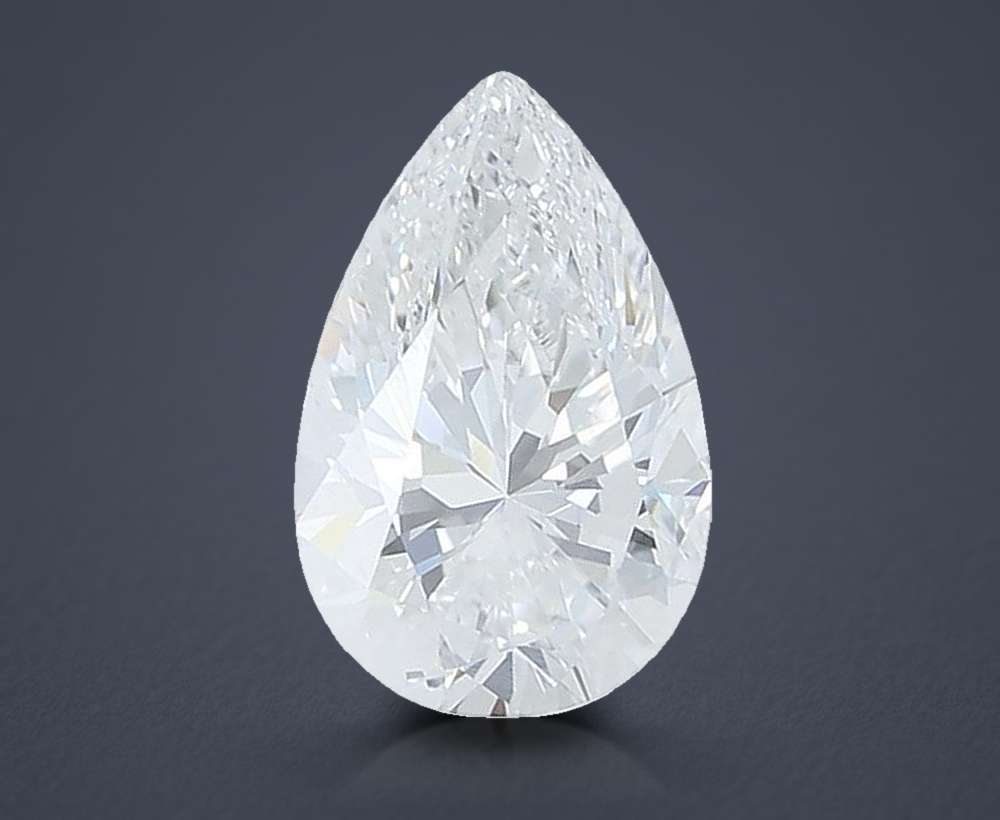 0.59 Carat Pear Lab Diamond