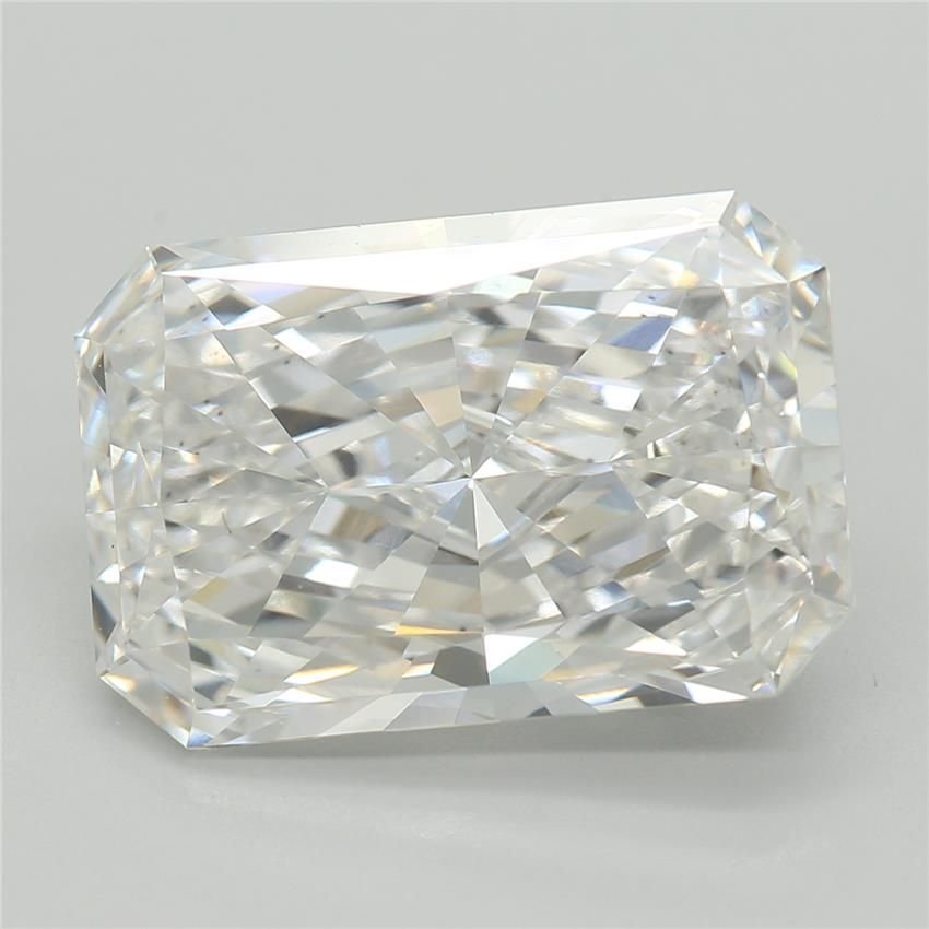 5.11ct E VS2 Rare Carat Ideal Cut Radiant Lab Grown Diamond