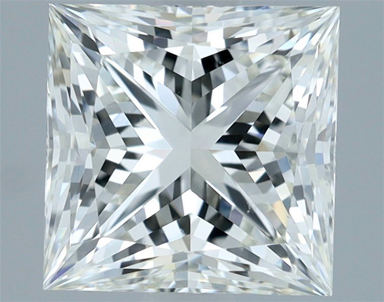 2.01ct J VS2 Rare Carat Ideal Cut Princess Diamond