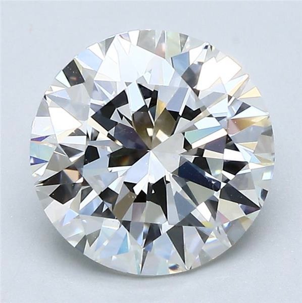 2.70ct I VVS2 Rare Carat Ideal Cut Round Diamond