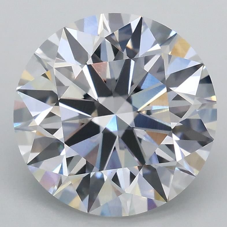 3.06ct E VS1 Rare Carat Ideal Cut Round Lab Grown Diamond