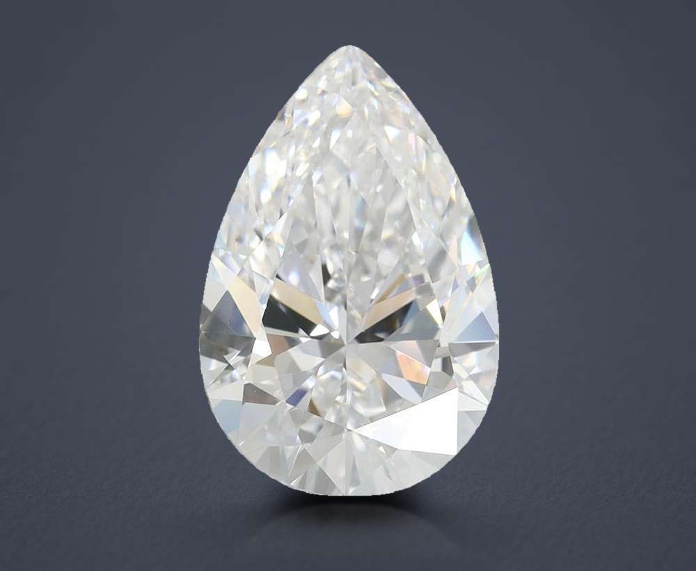 3.63 Carat Pear Lab Diamond