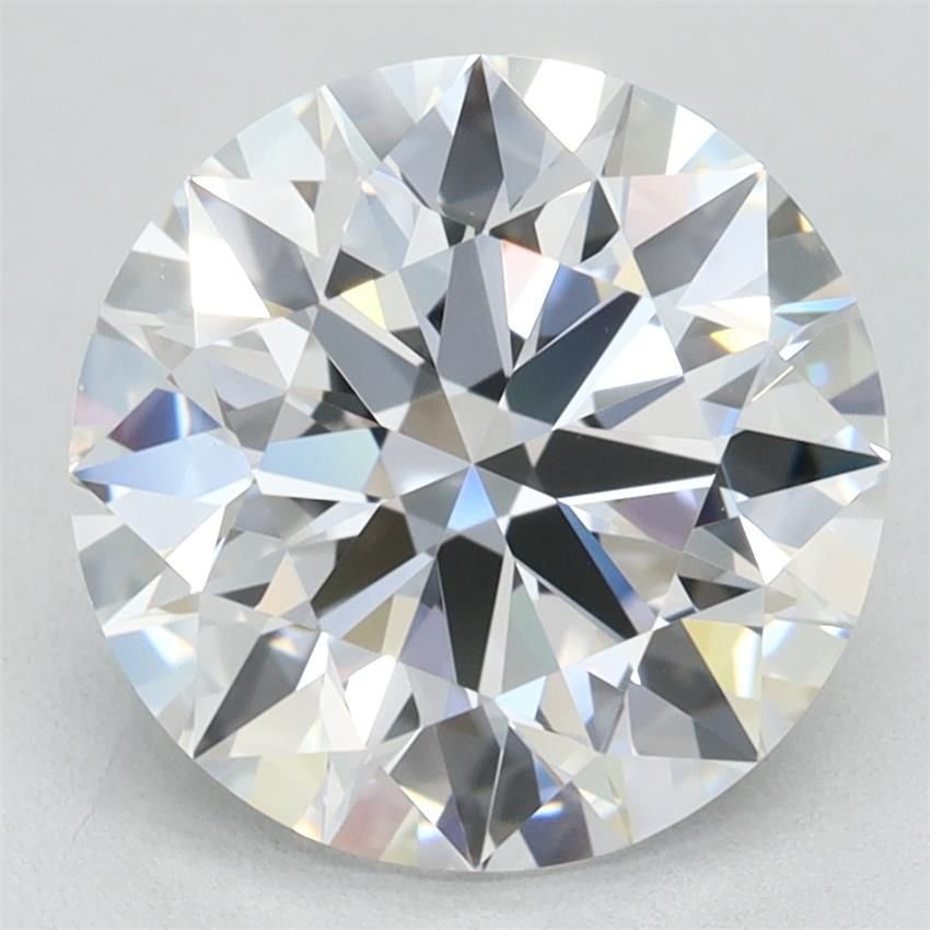 3.08ct D IF Rare Carat Ideal Cut Round Lab Grown Diamond