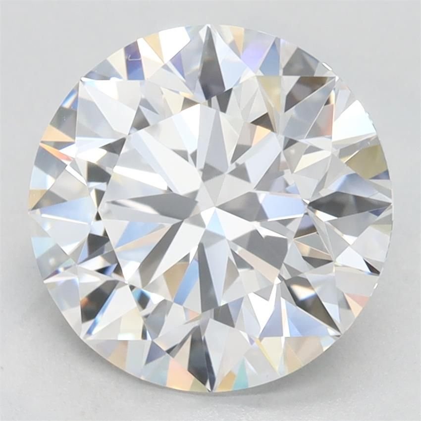 3.02ct D VVS1 Rare Carat Ideal Cut Round Lab Grown Diamond