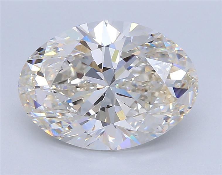 3.17ct I VVS2 Rare Carat Ideal Cut Oval Lab Grown Diamond