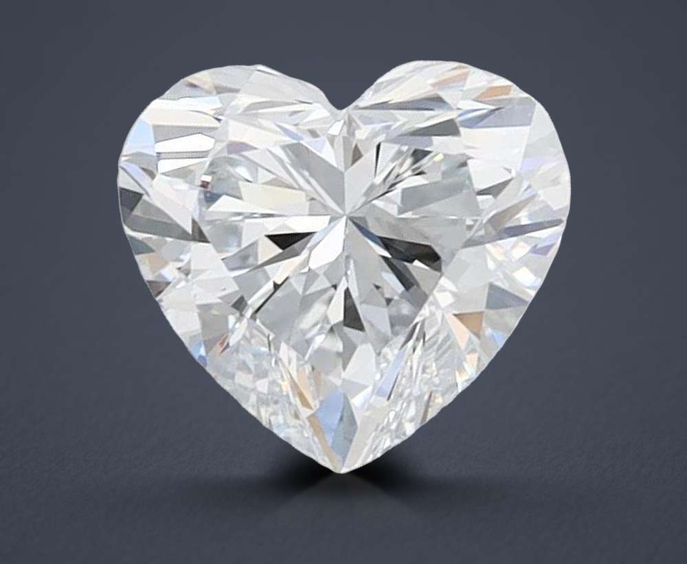 1.00 Carat Heart Lab Diamond