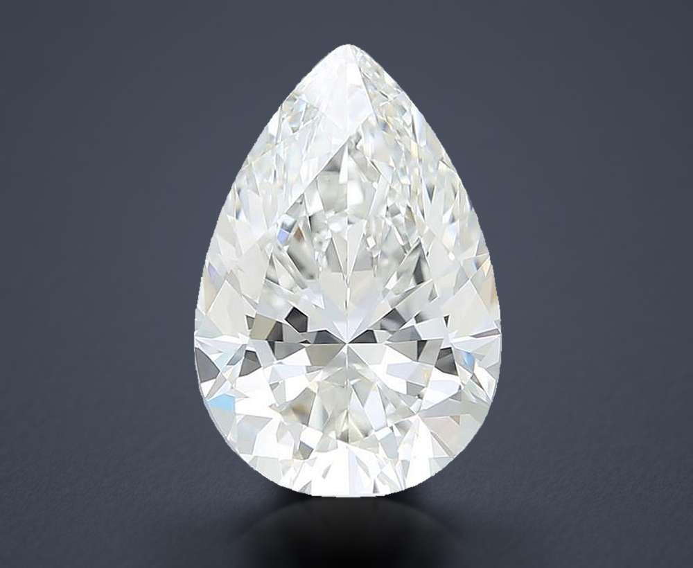 5.59 Carat Pear Lab Diamond