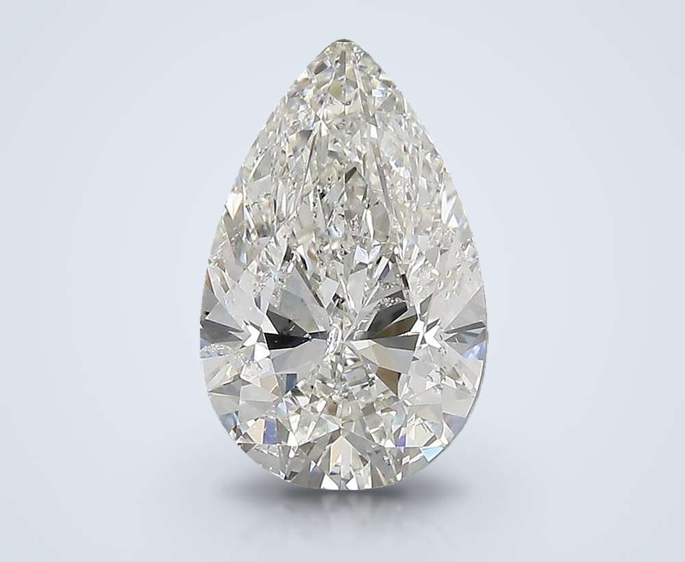 3.02 Carat Pear Natural Diamond