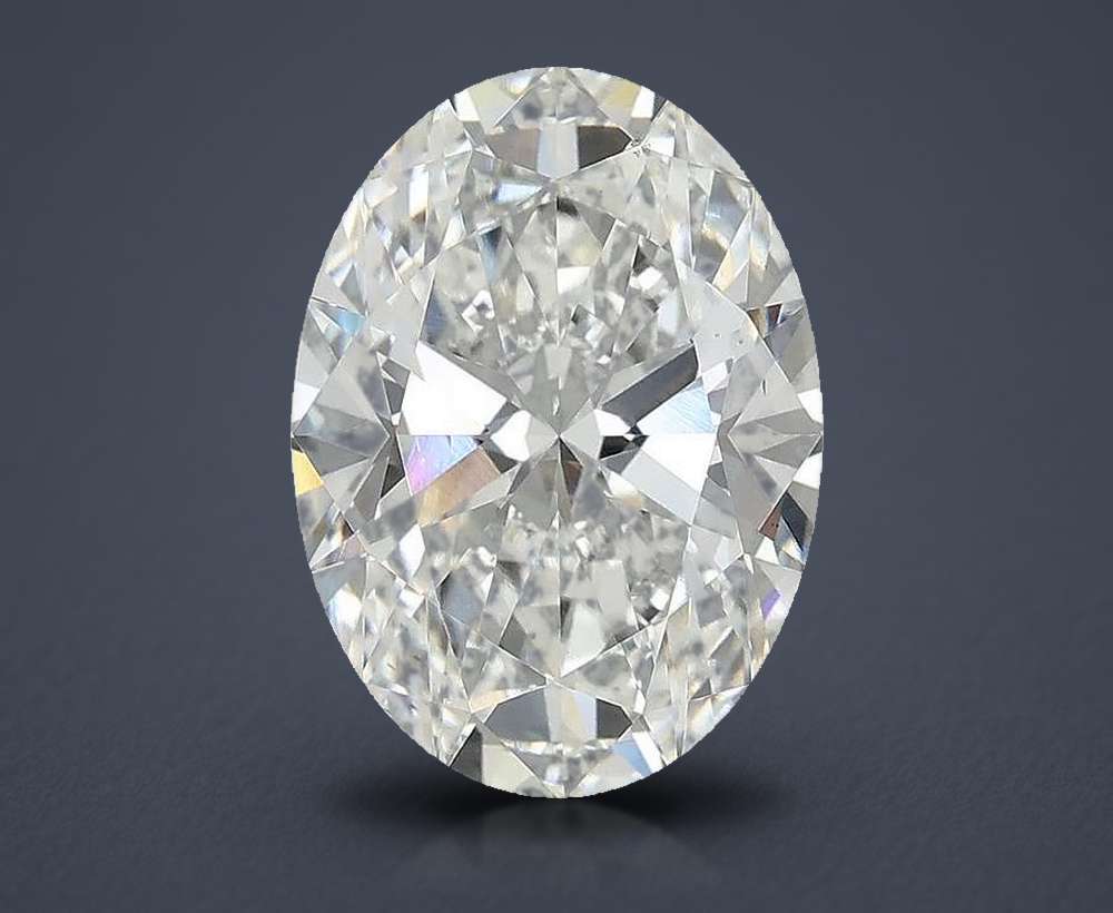 3.72 Carat Oval Lab Diamond