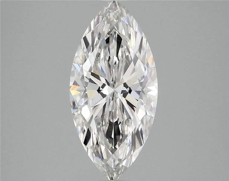 2.06ct H VS2 Rare Carat Ideal Cut Marquise Lab Grown Diamond