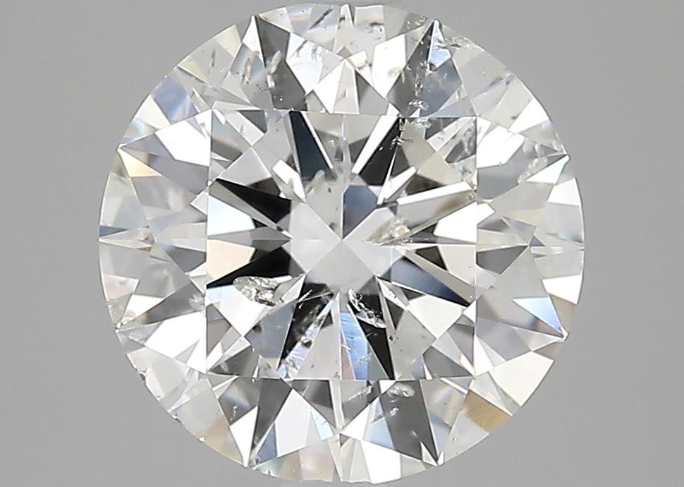 3.54ct G SI2 Rare Carat Ideal Cut Round Diamond