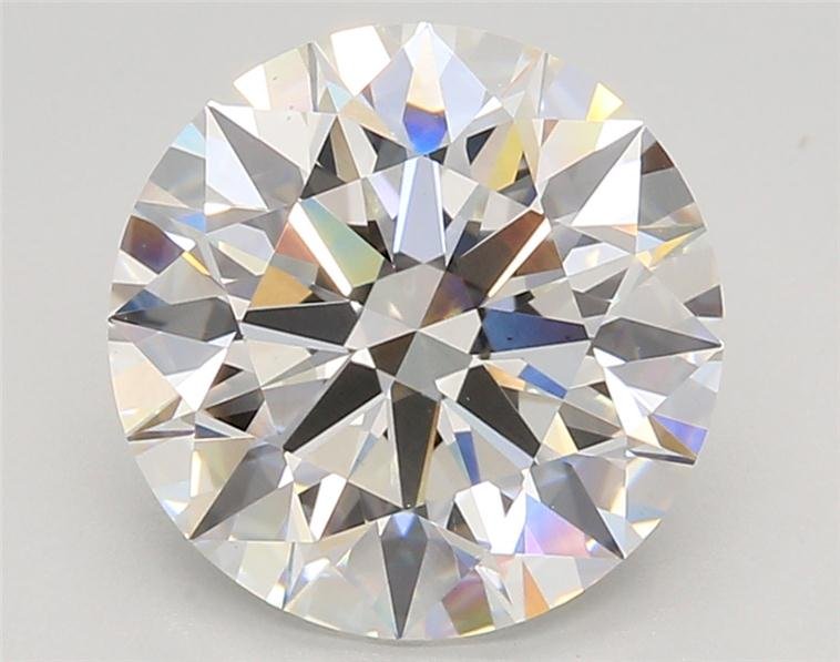 4.09ct F VS1 Rare Carat Ideal Cut Round Lab Grown Diamond