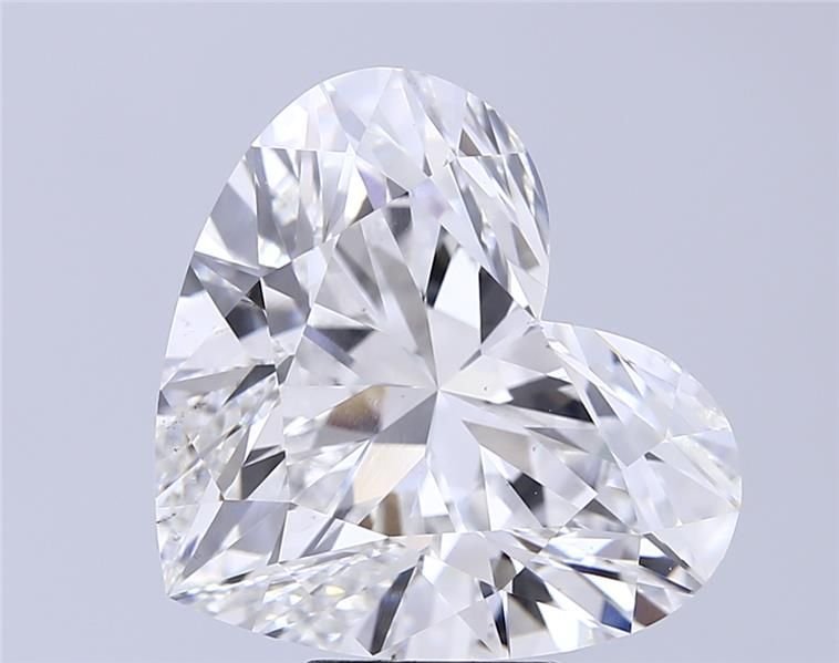 10.05ct F VS2 Rare Carat Ideal Cut Heart Lab Grown Diamond