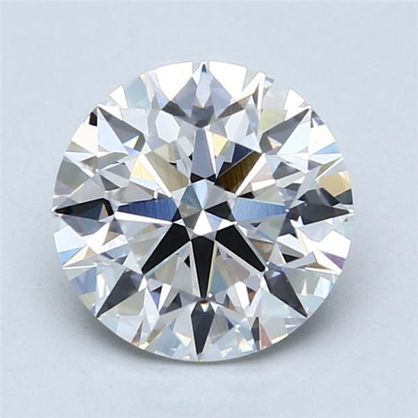 2.49ct F VVS2 Rare Carat Ideal Cut Round Lab Grown Diamond