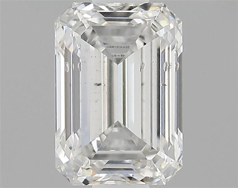 0.76ct G SI1 Rare Carat Ideal Cut Emerald Lab Grown Diamond