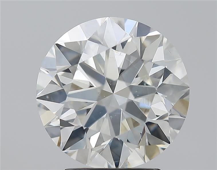 3.17ct I SI1 Rare Carat Ideal Cut Round Diamond