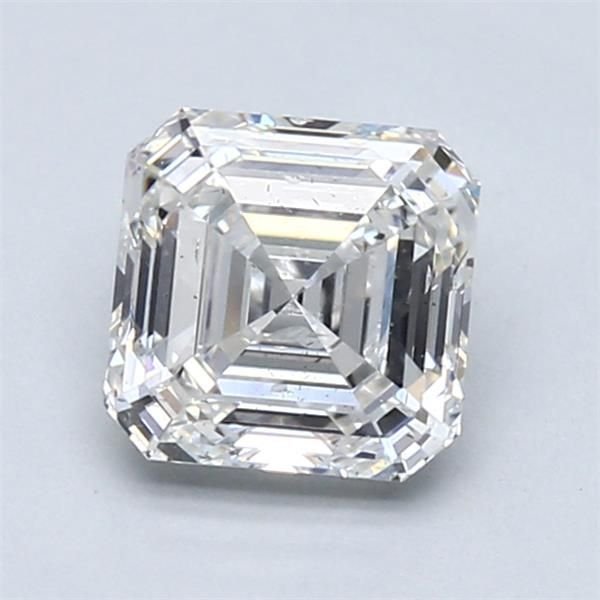1.51ct F SI2 Rare Carat Ideal Cut Asscher Diamond