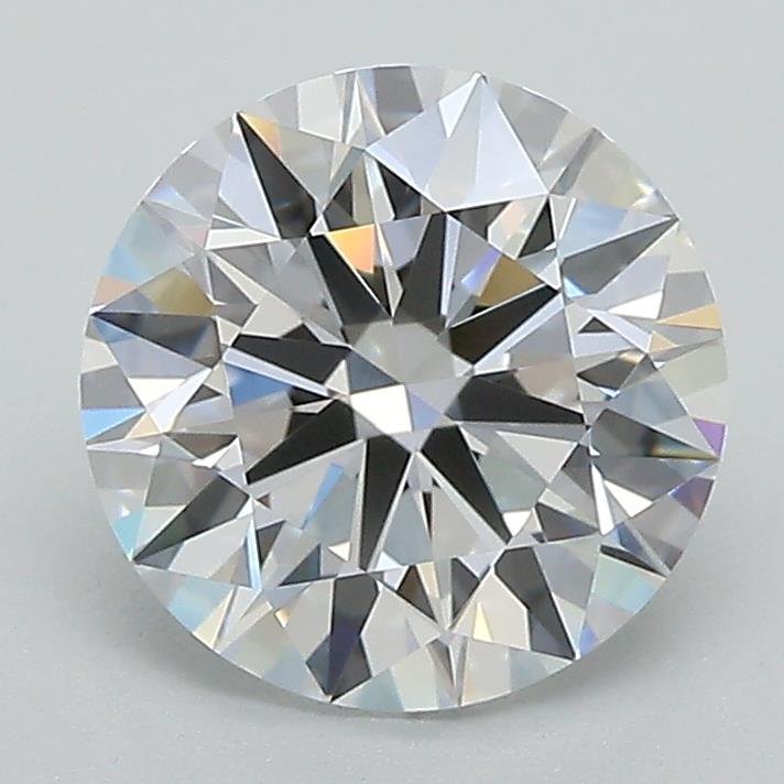 2.09ct D VVS1 Rare Carat Ideal Cut Round Lab Grown Diamond