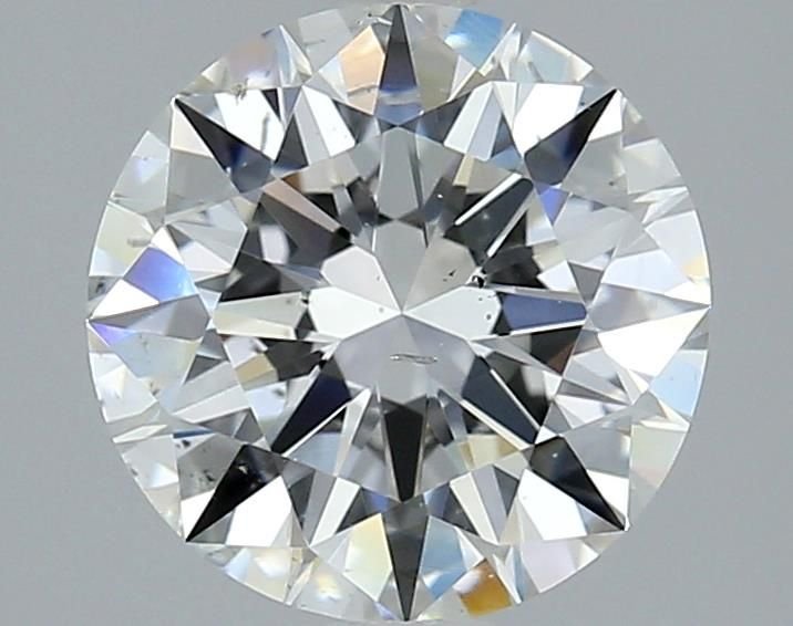 2.76ct F SI2 Rare Carat Ideal Cut Round Diamond